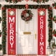 thumbnail image 4 of Juego de 2 Cortinas Navideñas para Puerta | Decoración Roja de Poliéster para Fiestas | 30 X 180 Cm | Decoración para La Fiesta de La Primavera y Bodas, 4 of 6