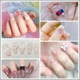 thumbnail image 5 of SUMMIT-Nail Art Studs Kit, 12 grids 8 Colors 3D Charms and Pink Mix White Star Heart Moon Cute Nail Jewels for DIY Decoration, 5 of 14