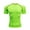 Green, variant on Innerwin Sport T Shirt Short Sleeve Mens Summer Tops Gym Plain Breathable Compression Shirts Blue S