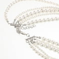 thumbnail image 4 of MOVTOTOP Long Layered Simulation Pearl Necklace For Women Elegant Multi Strand Beaded Necklace For Sweaters Fashionable And Versatile Neck Decoration, 4 of 8