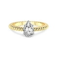 thumbnail image 3 of 5 Carat IGI Certified Pear Shape Lab Grown Diamond Engagement Ring | 14K Yellow Gold |Sansa Solitaire Diamond Ring | FG-VS1-VS2 Quality Friendly Diamonds, 3 of 4