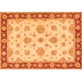 thumbnail image 1 of Ahgly Company Indoor Rectangle Oriental Orange Traditional Area Rugs, 6' x 9', 1 of 1