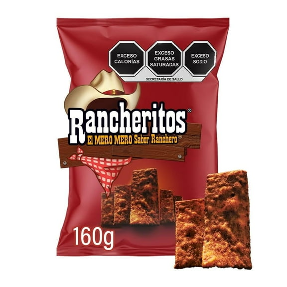Botana Rancheritos sabor chile y especias 160 g