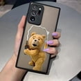thumbnail image 3 of Matte Case for Samsung Galaxy NOTE 20 10 9 8 A13 A12 A10 A11 7 A04E A04 A03S A02 5G ULTRA Plus Case Naughty T-Teddy Bear Couple, 3 of 5