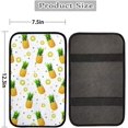 thumbnail image 4 of Chaqlin Buybai - Funda universal para consola central para la mayoría de vehículos, SUV, camiones, coches, antideslizante, con patrón de calavera, color negro, 4 of 5
