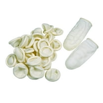 Disposable Latex Finger Cots 200pcs (LARGE), Anti-static Rubber Fingertips Protective Finger Gloves for Topical Medical Application, Nail Art, Electronic Repair, Painting, Jewelry Cleaning