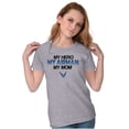 thumbnail image 3 of US Air Force Airman My Hero My Mom Women's T Shirt Ladies Tee Brisco Brands L, 3 of 5