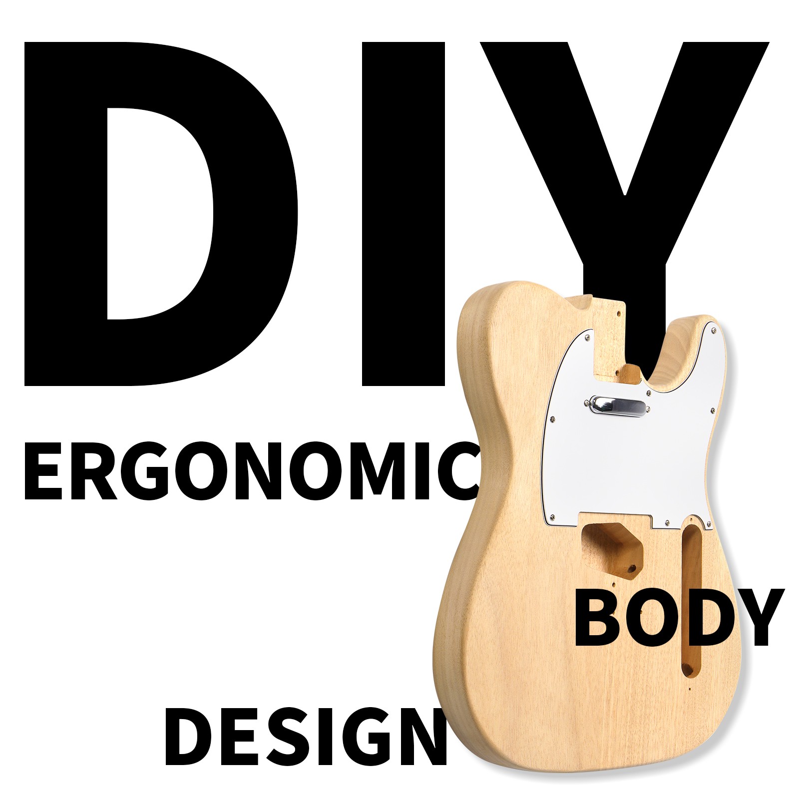 LINJH DIY 6 String TL Style Electric Guitar Kits With Accessories