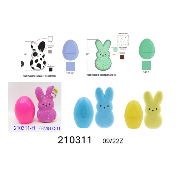 Jumbo Surprise Easter Egg with Mystery PEEPS® Bunny Plush