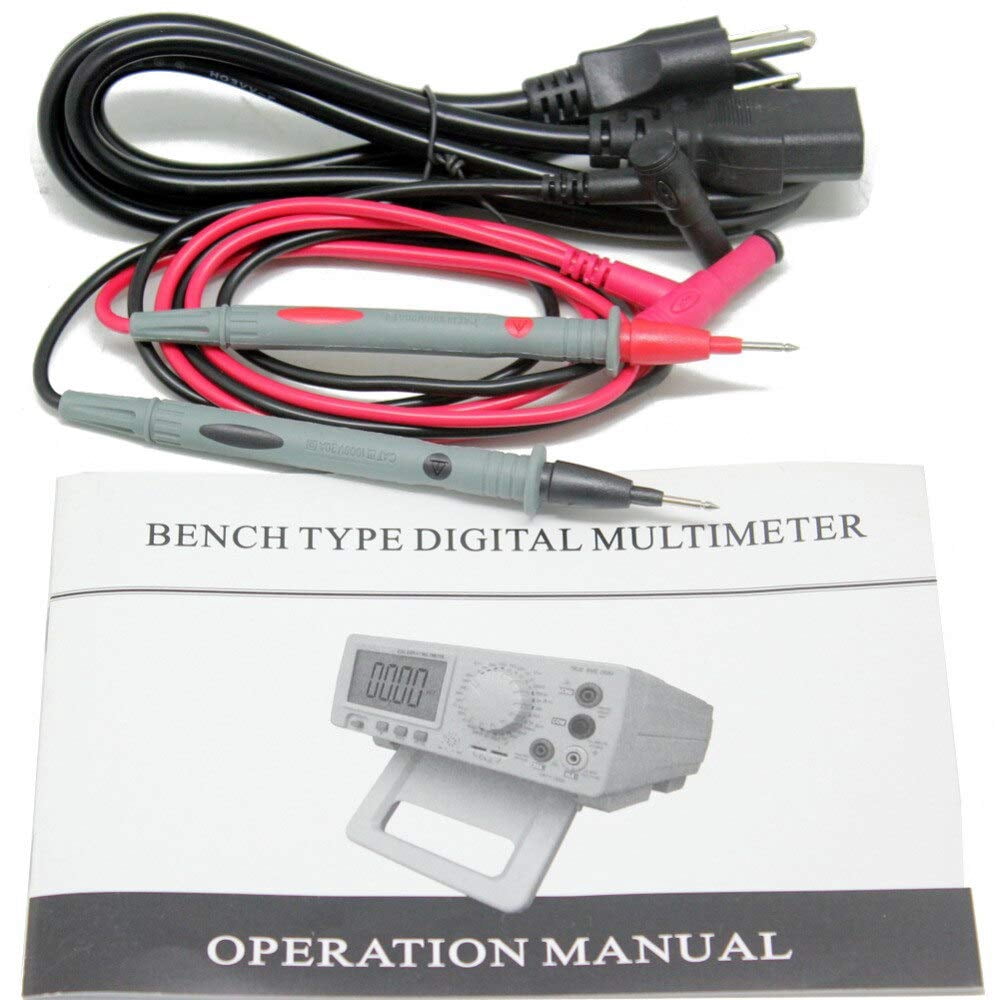 4 1/2 Digit LCD Display True RMS Bench Type Digital Multimeter with Backlight