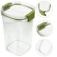 thumbnail image 4 of Miangastore Pantry Storage Container Green Transparent 1Pack 6.7x4.7in, 4 of 8