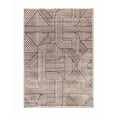 thumbnail image 1 of Alfombra para Sala Estilo Moderno | Alfombras Para Recamara color Beige & Marrón | Decoración Hogar Moderno | Versátil y Facil de Lavar | Tapetes para Sala de Pelo Corto Sintetico | 133X190 cm, 1 of 6