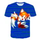thumbnail image 3 of 20223 Camisetas de manga corta de verano para niños Sonic 2, ropa para bebés de 4 a 14 años, camisetas con estampado 3D, ropa para niños, atuendos para niños, 3 of 5