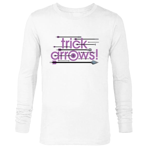 Marvel Hawkeye Trick Arrows - Long Sleeve T-Shirt for Men - Customized-White