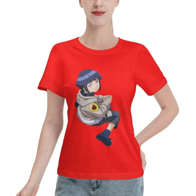 Women's Basic Short Sleeve T-Shirt Naruto Hinata
