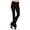 Black, variant on JJJ Fashion Women's Cotton Flare Yoga Pants Fold Over Waistband - Made in USA