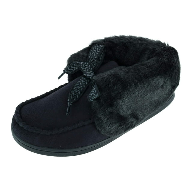 Isotoner Chaussons Bottillons en Microsuède Nelly Moc (Femmes)