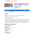 thumbnail image 2 of Radiator - Compatible with 2016 - 2019 Mini Cooper Clubman 1.5L 3-Cylinder 2017 2018, 2 of 2