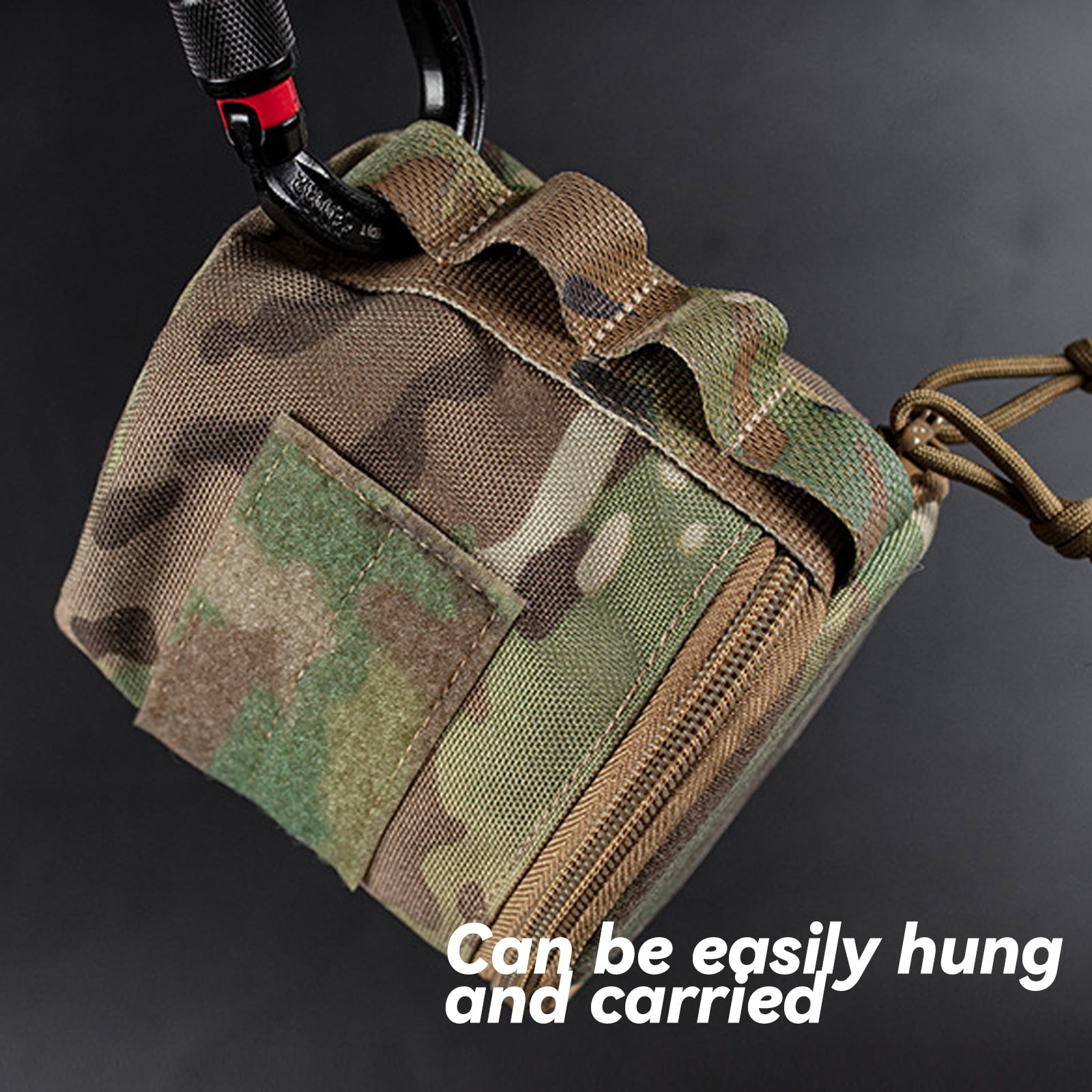 JELLOO Tactical Toilet Paper Holder - Waterproof & Foldable Storage Case for Camping, Hiking, Travel, Home