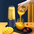 thumbnail image 1 of 6 Blades Juicer Blender With Juicer Cup And Lid Portable Usb Rechargeable Small Fruit Juice Mixer Machine, 1 of 1