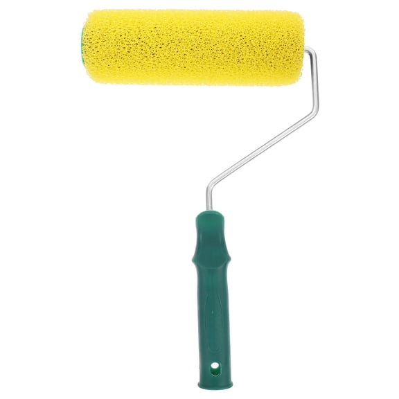 FRCOLOR Textured Paint Roller for Wall Painting with Sponge and ABS Material Yellow Efficient and Sturdy Design 2.5 inch diameter