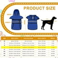 thumbnail image 2 of Uxcell Dog Raincoat, Dog Rain Jacket Waterproof Pet Rain Coat with Hooded Leash Hole,  (Blue, L), Intended for Puppies, 2 of 7