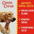 thumbnail image 3 of Canine Chews 8-9" Dog Bones Chew Toys Premium Rawhide Dental Treat for Large Aggressive Chewing Dogs (Beef Flavor, 10 Pack, New), 3 of 7