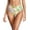 Yellow-purple Floral, variant on RELLECIGA Women's High Cut High Waisted Bikini Bottom