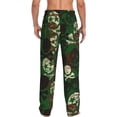 thumbnail image 3 of Xecao Camouflage Skull Men's Straight Lounge Pajama Pants: The Ultimate in Comfortable Sleepwear, 3 of 9