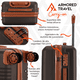 thumbnail image 4 of Maleta de viaje Carry-on de mano cabina 20” 10 kg ABS doble calibre TSA LOCK Rhein Armored Travel, 4 of 9