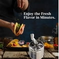 thumbnail image 4 of 2-Inch Manual Stainless Steel Grinder - Heavy-Duty Handheld Grain, Spice, and Coffee Mill with Ultra-Fine Powder, Strong Magnetic Lid, and Sharp Blades for Kitchen and Camping Use, 4 of 7