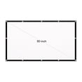 thumbnail image 1 of 80-inch Portable HD Projector Screen 16:9 Projection Screen Foldable Thick Durable for Outdoor Home Theater, 1 of 8