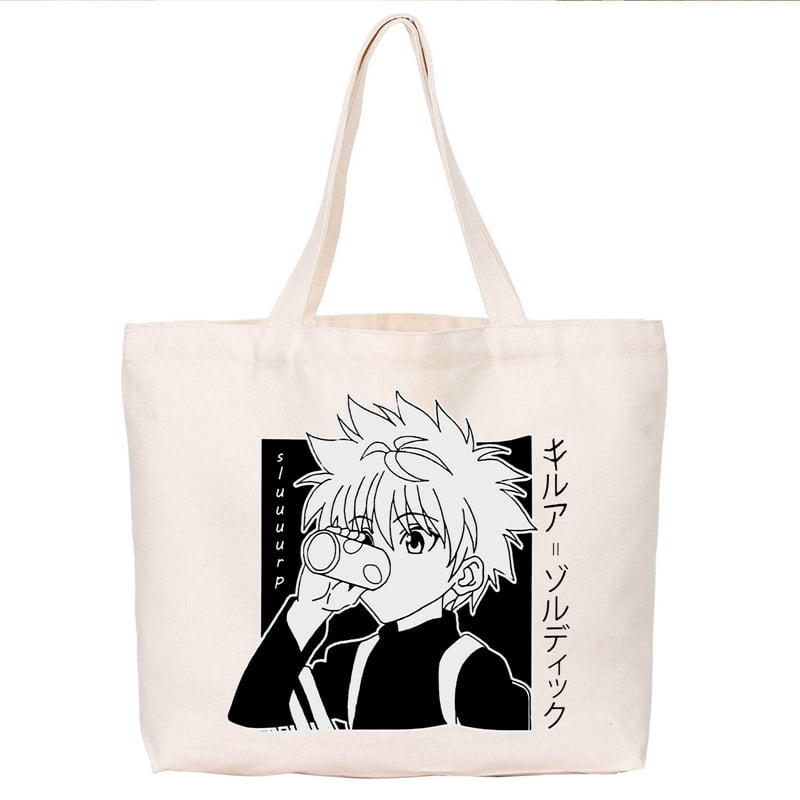 SHIYAO Hunter x Hunter Stylish Canvas Sling Tote Bag Reusable Shoulder