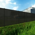 thumbnail image 6 of 5' Feet x 222' Feet Solid Black Commercial Privacy Fence Screen Custom Available 3 Years Warranty 130 GSM 88% Blockage, 6 of 7