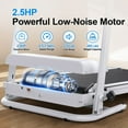 thumbnail image 6 of Folding Treadmill with Incline 2.5HP 12KM/H Electric Treadmill for Home Foldable, Bluetooth Music Cup Holder Heart Rate Sensor Walking Running Machine for Indoor Home Gym Exercise Fitness, 6 of 6