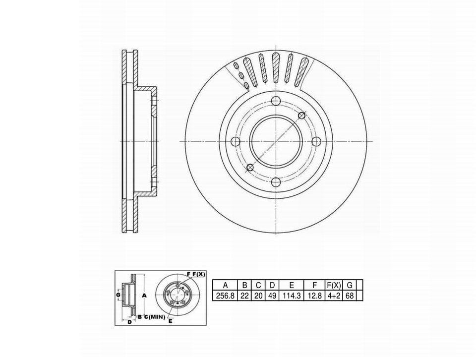 Winstop Brake Kits, Front WSK192, Nissan Sentra 2006-2002