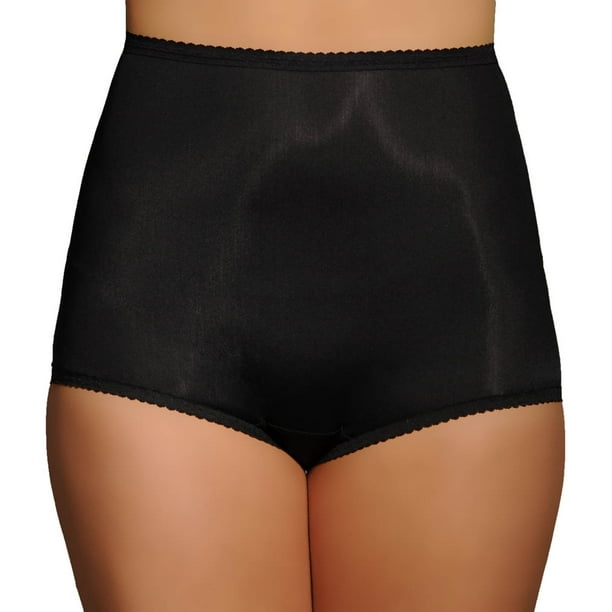 Women's Shadowline 11005 Spandex Hipster Panty (Black M) 