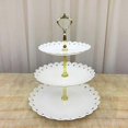 thumbnail image 4 of Cake Stand Three Layers Multi-Use 4 Colors Cake Stand Stand for Wedding, Black, 4 of 5