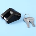 thumbnail image 3 of 2 Set Trailer Hitch Coupler Lock Trailer Coupler Padlock 1/4 Inch Hitch Pin 3/4 Coupler Span for Truck Trailer RV Boat, 3 of 10