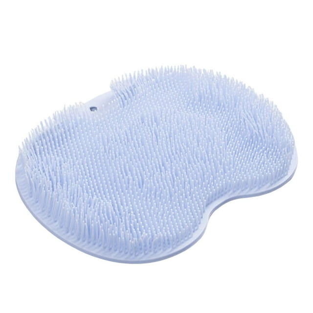 Advancent Alfombrilla para fregar los pies de la ducha con ventosas resistente para exfoliar a Juegos de accesorios de baño Azul