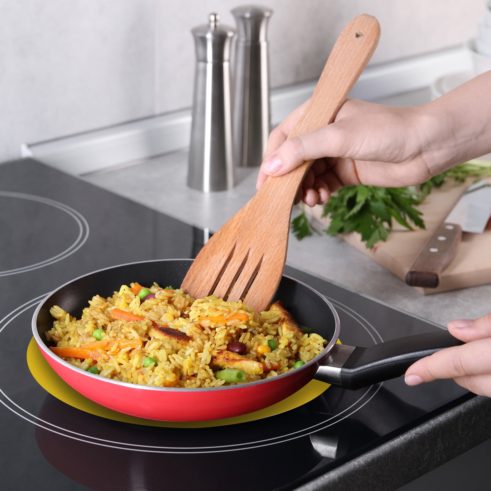 2pcs Silicone Microwave Mat, 12 Inch Heat Resistant Oven Mat