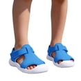 thumbnail image 2 of Huanglei Girls Summer Sneakers Breathable Beach Shoes Thick Sole Outdoor Casual Walking Shoes For Toddlers Kids , Size 12 ,Blue, 2 of 6