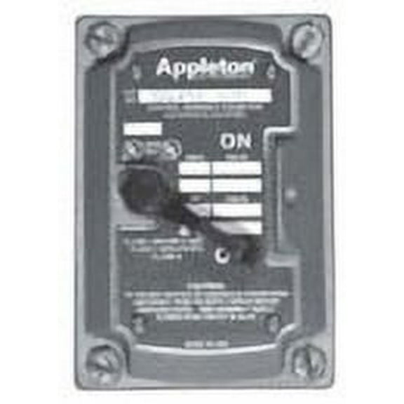 Appleton EDSF12, Tumbler Switch Front Cover, Contender Cover 1P & 2P, 1 PC