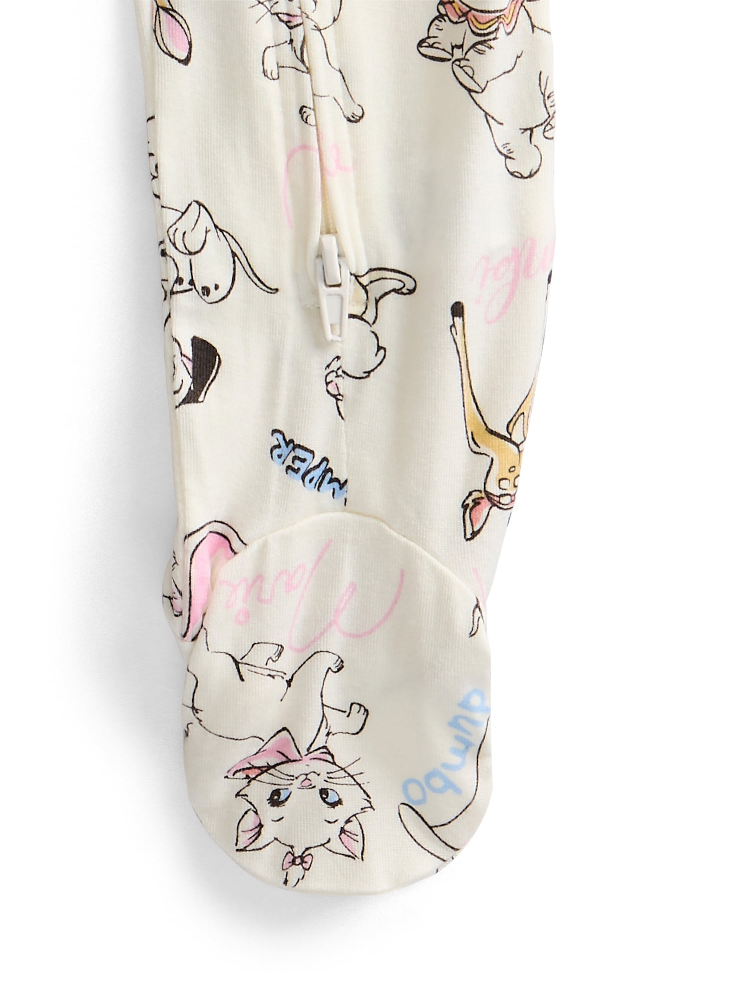 Character Baby Boys or Girls Cozy and Comfortable Viscose Two-Way Zip Footed Sleep 'N Play One-Piece Pajamas, Sizes 0M–6/9M