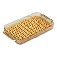 thumbnail image 2 of Drainage Drain Tray with Handles Non Slip cup trays decorative for Party Table Living Room Orange, 2 of 8