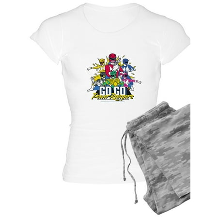 

CafePress - Go Go Power Rangers Group Shot - Women s Light Pajamas