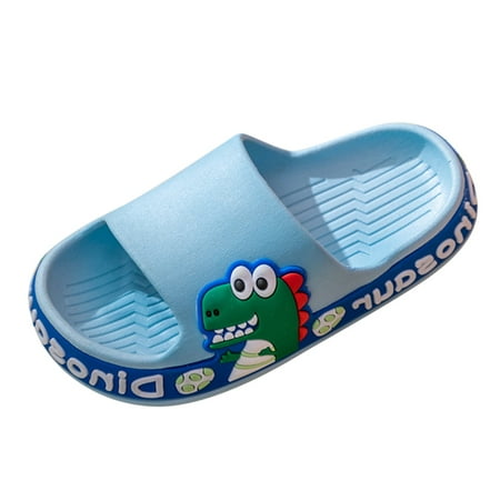 

Kawaii Dinosaur Children Slippers Cute Cartoon Animals Beach Slippers Kids PVC Non-Slip Boys Girls Summer Shoes Baby Footwear