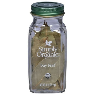 Pack of 2 Simply Organic Bay Leaf, 0.14 oz (Package May Vary)