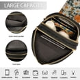 thumbnail image 3 of FORMRS Womens Crossbody Sling Bag Travel Daypack Shoulder Chest Backpack, Sunny Blooms, 3 of 7