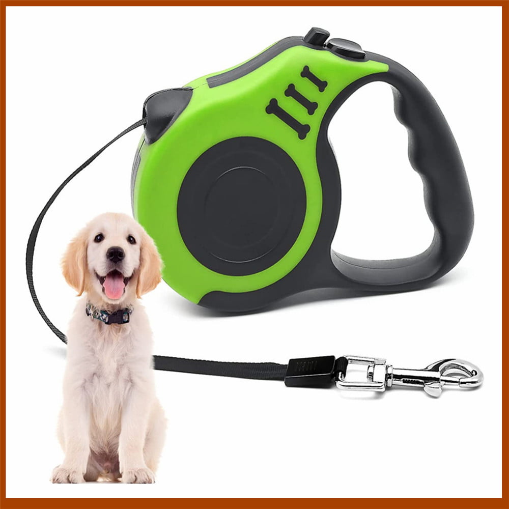 16.4ft Dog Walking Leash for Small Medium Dogs up to 55lbs Mowis Small Retractable Dog Leash with Anti-Slip Handle 